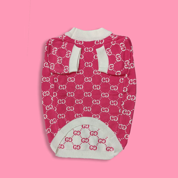 Maglione elegante per cani - rosa - luxury