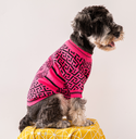 Elegant dog sweater - beige - luxury