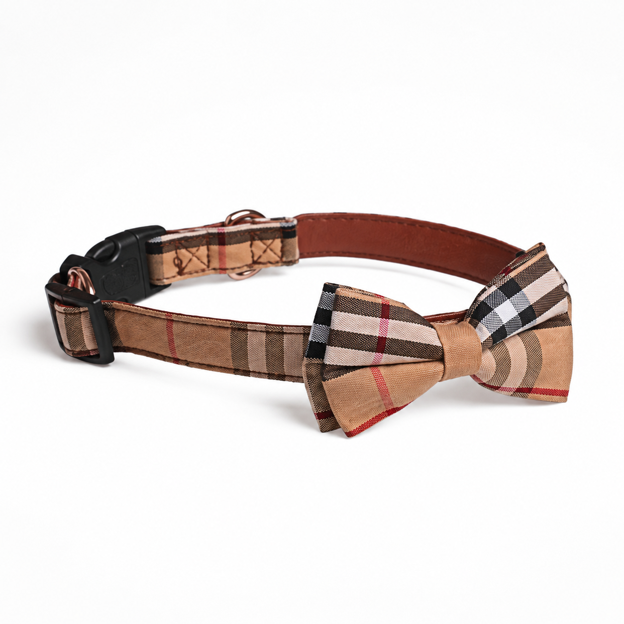 Collare Tartan con Papillon