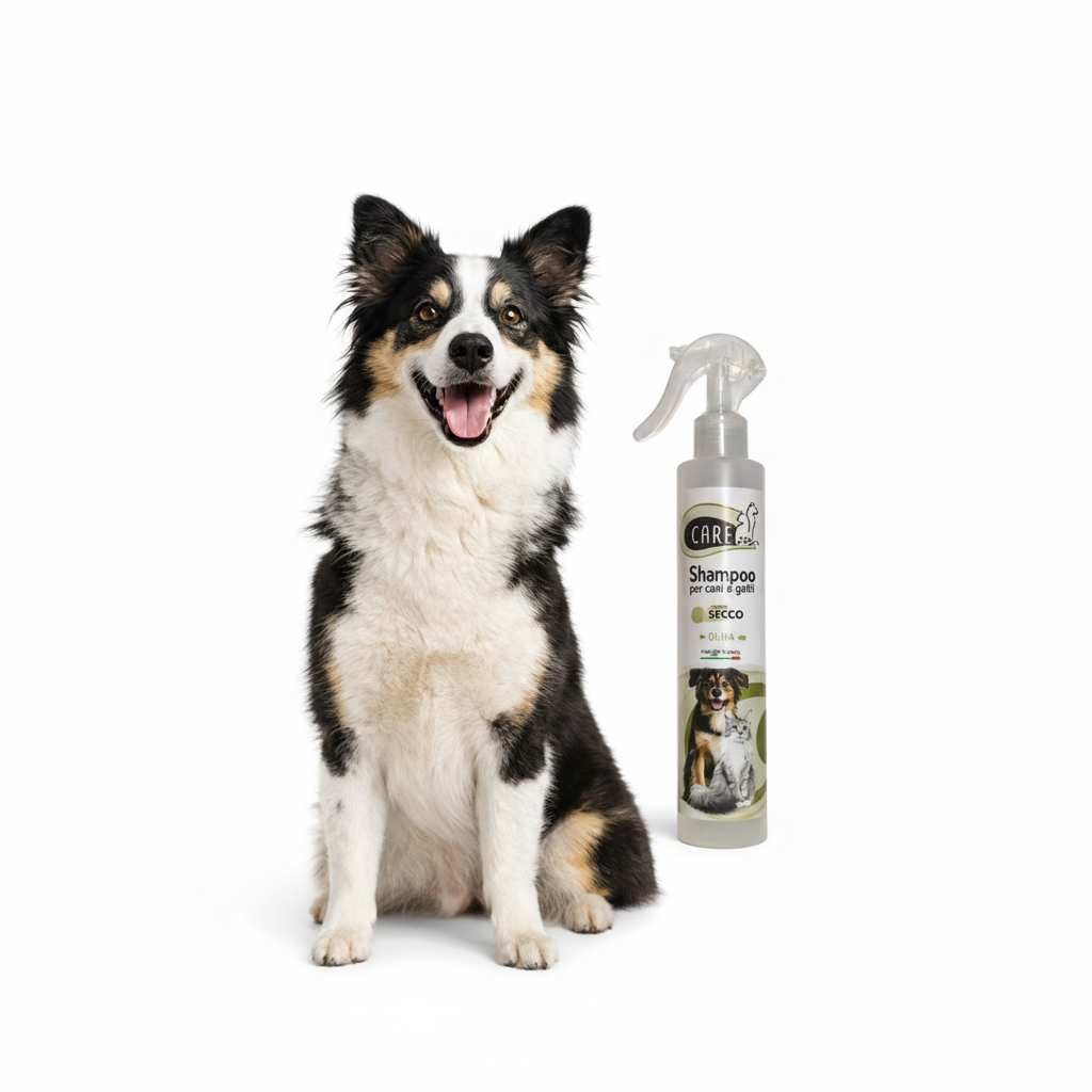 Dry shampoo for dogs and cats