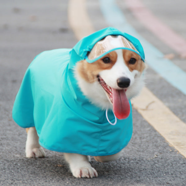 Impermeabile azzurro Bullosetti - regolabile e con cappuccio