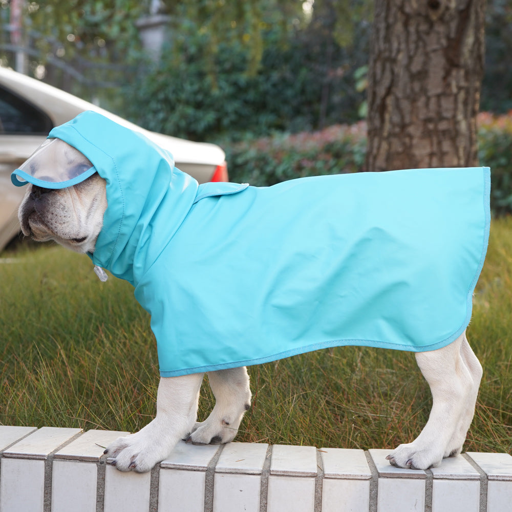 Bullosetti spotted raincoat - with sleeves and hood - black and green