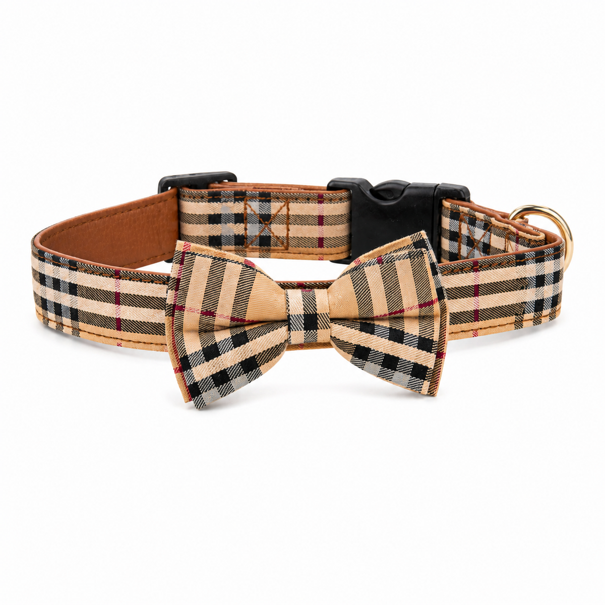 Collare Tartan con Papillon