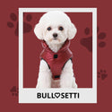 Smanicato bomber bordeaux - mod. Ottavia - per cani di taglia piccola e media