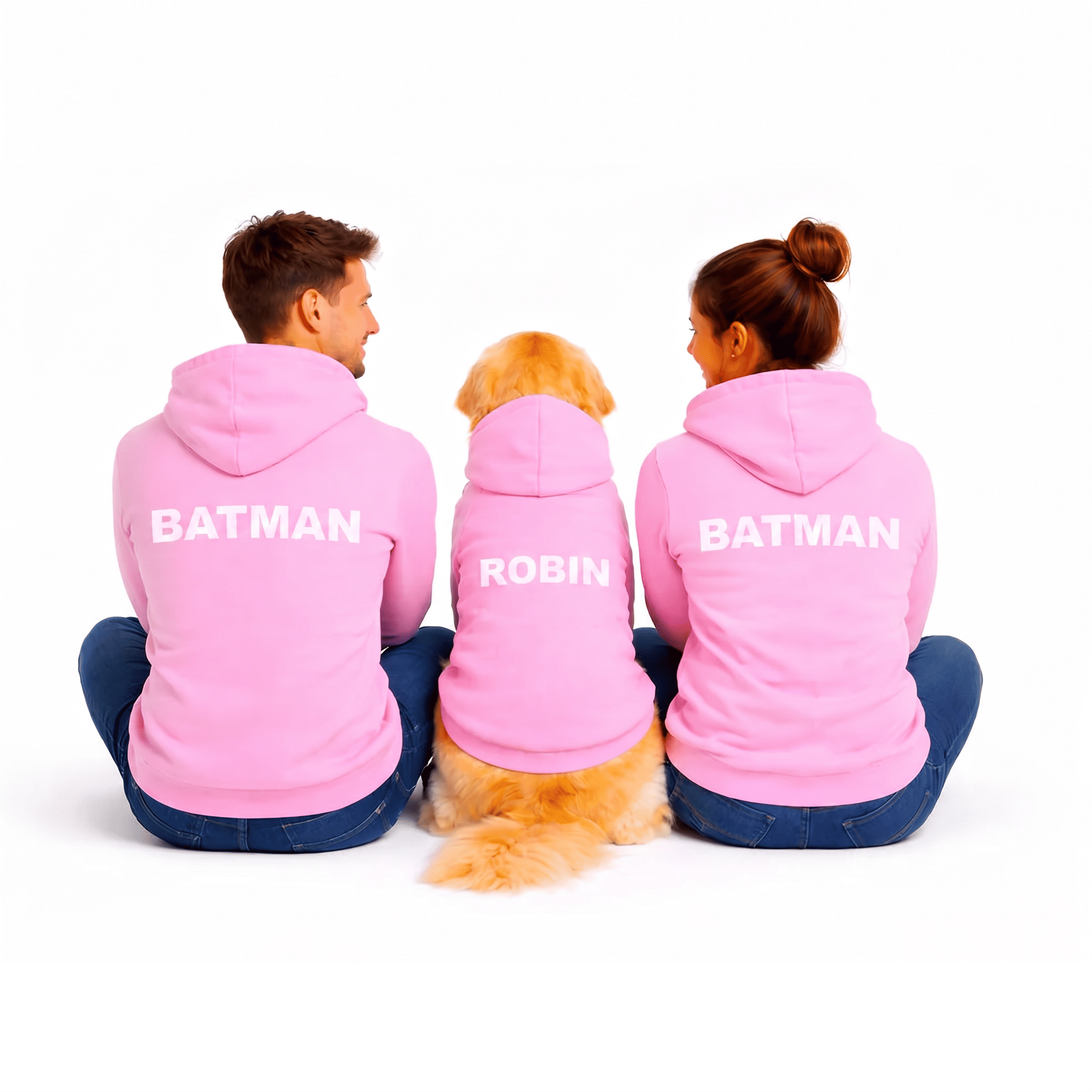 Felpa Matchy Batman e Robin