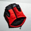 Gilet impermeabile  imbottito nero e rosso - The Dog Fans - da 3 a 35kg