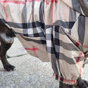 Impermeabile luxury a quadri - beige - per cani da 3 a 15kg