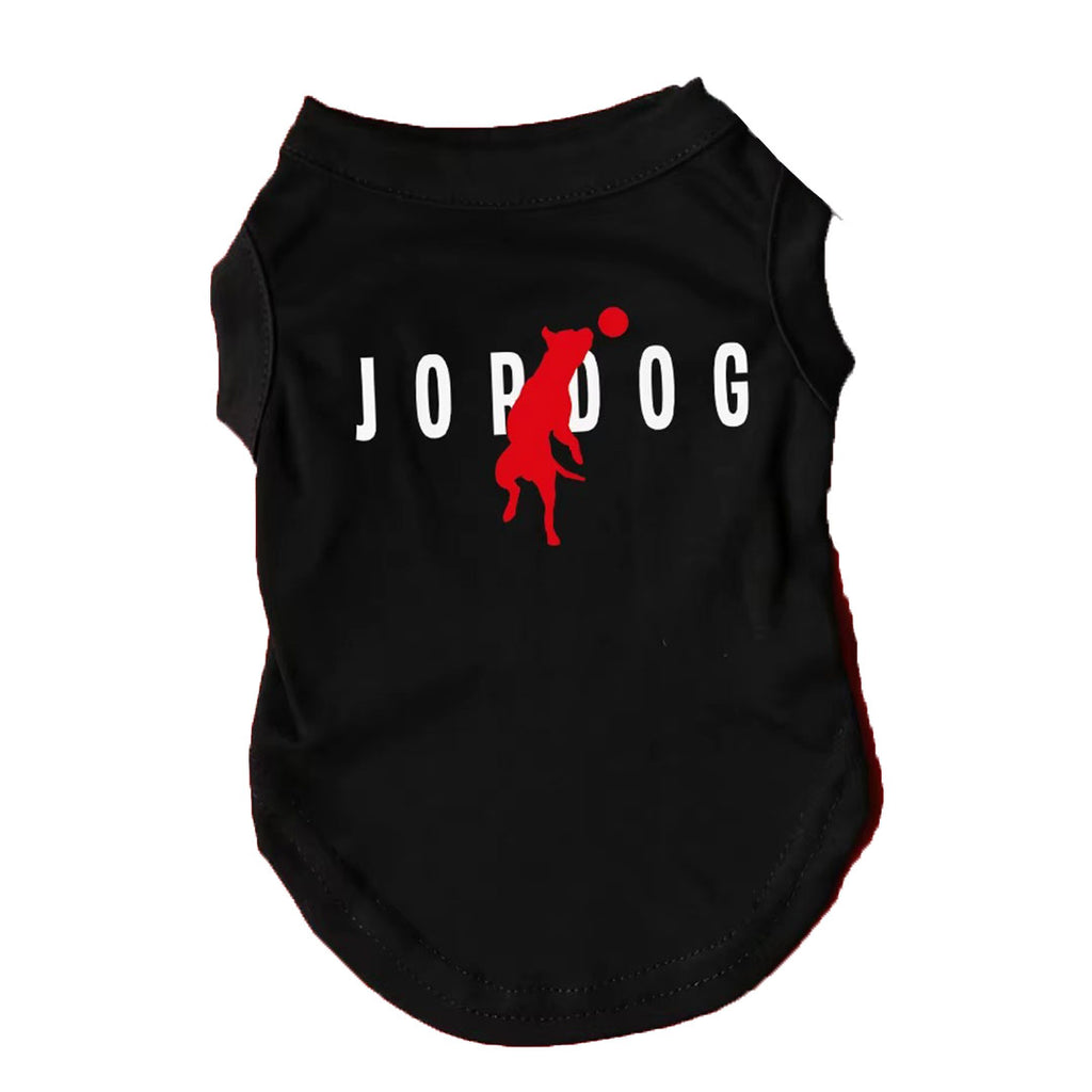 Canottiera estiva per cani - da 4 a 15kg - nera - Jordog