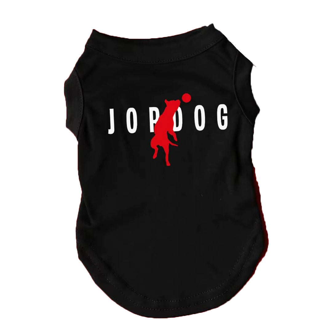 Canottiera estiva per cani - da 4 a 15kg - nera - Jordog
