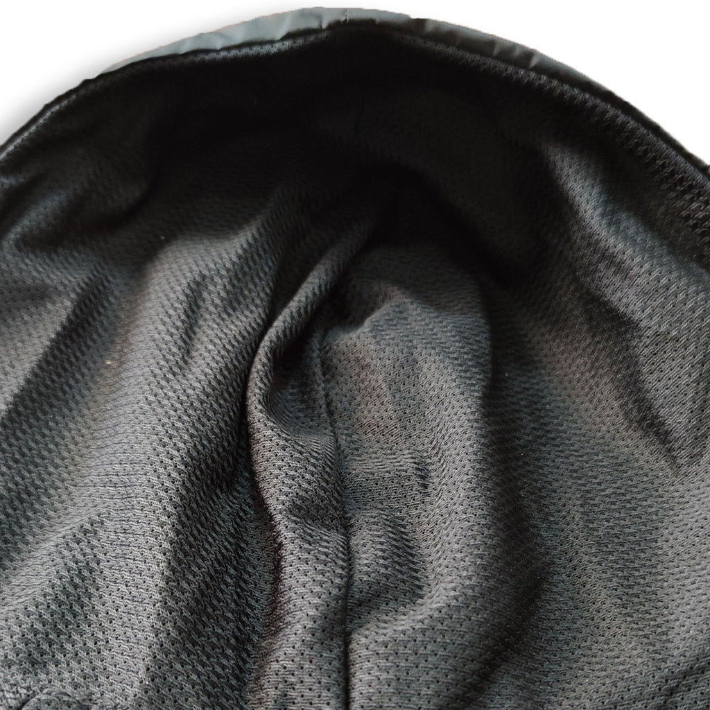 Impermeabile maculato Bullosetti - con maniche e cappuccio - nero e rosa