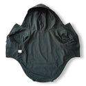 Bullosetti spotted raincoat - with sleeves and hood - black and green