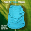 Maglia napoletana personalizzata da calcio - con maniche - per cani da 4 a 40kg