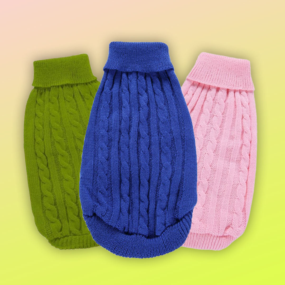 Warm sweater for dogs - mod.Betty - 3 colors available