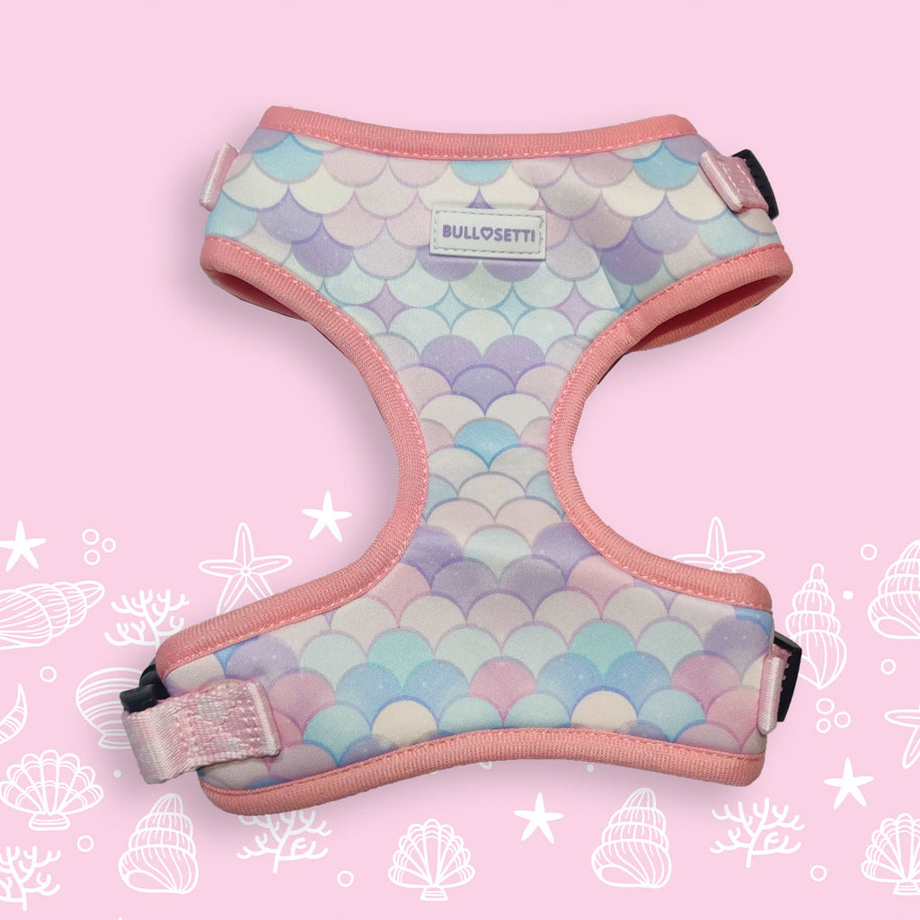 Pettorina + guinzaglio + porta sacchetti mod. Little Mermaid