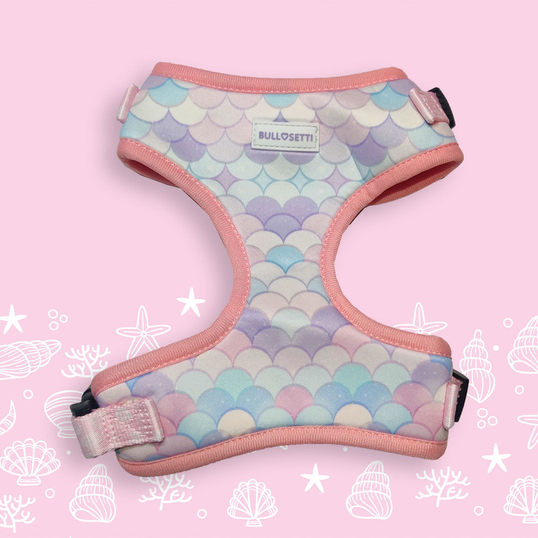 Pettorina ad H morbida - regolabile - mod. little mermaid