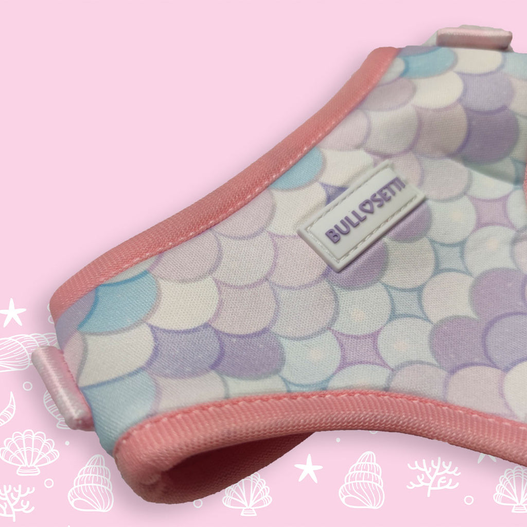 Soft H-shaped harness - adjustable - mod. little mermaid