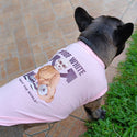 Canottiera estiva per cani - da 4 a 15kg - rosa - Woof White