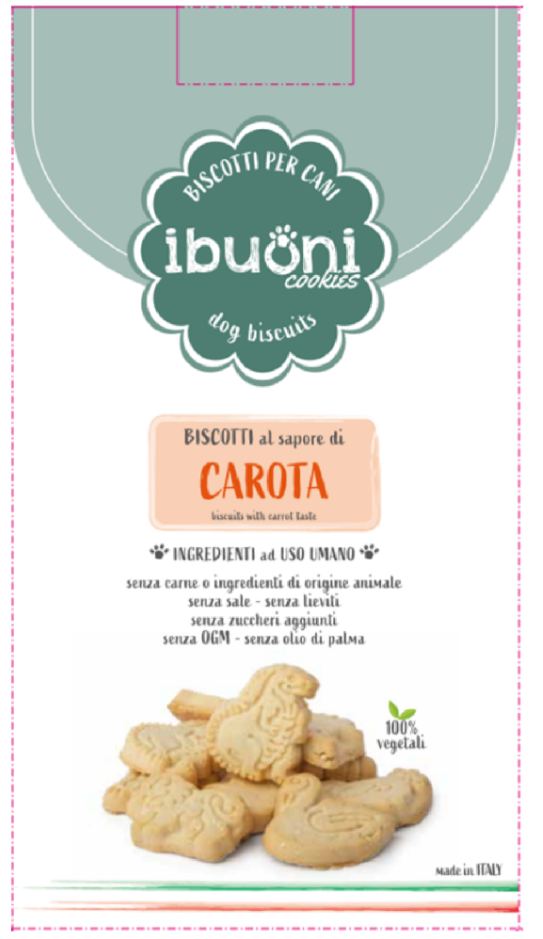 Carrot flavored vegetable biscuits - I Buoni