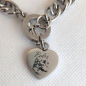 Personalized bracelet with portrait and name of your dog or cat