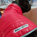 Reversible red and blue down jacket for dogs - waterproof - mod.Astra