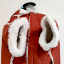 Bunter Mantel mit Fell - Mod.Santa