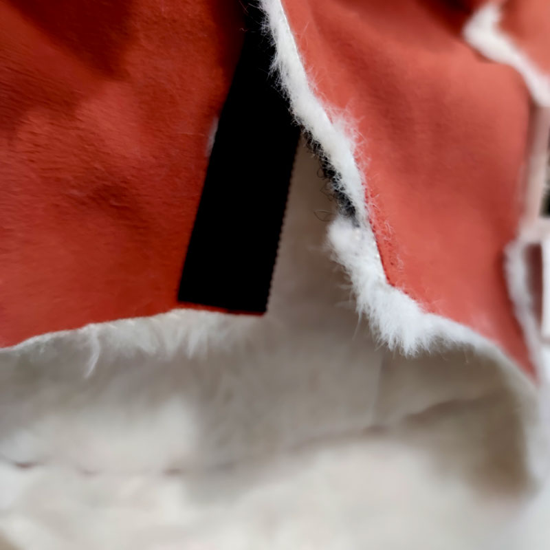 Cappottino colorato con pelo - mod.Santa