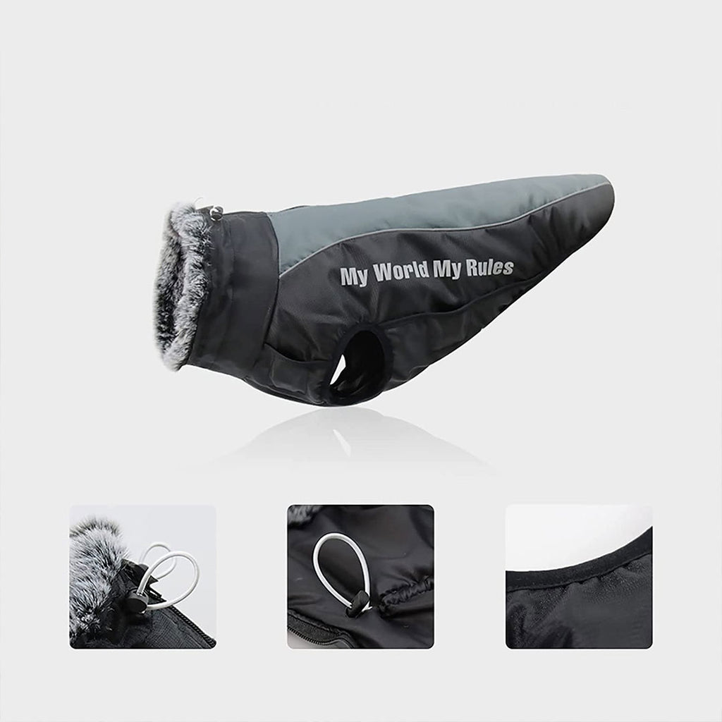 Sleeveless waterproof coat for dogs - mod.Scotty