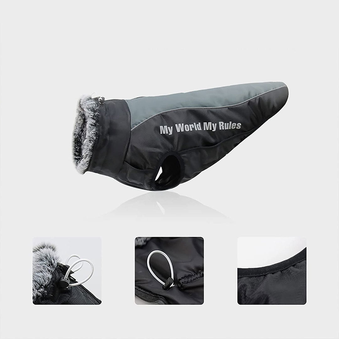 Cappotto impermeabile smanicato per cani - mod.Scotty