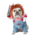 Halloween-Kostüm für Hunde – Killerpuppe