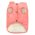 Waterproof vest down jacket for dogs - blue and pink - mod. Witty