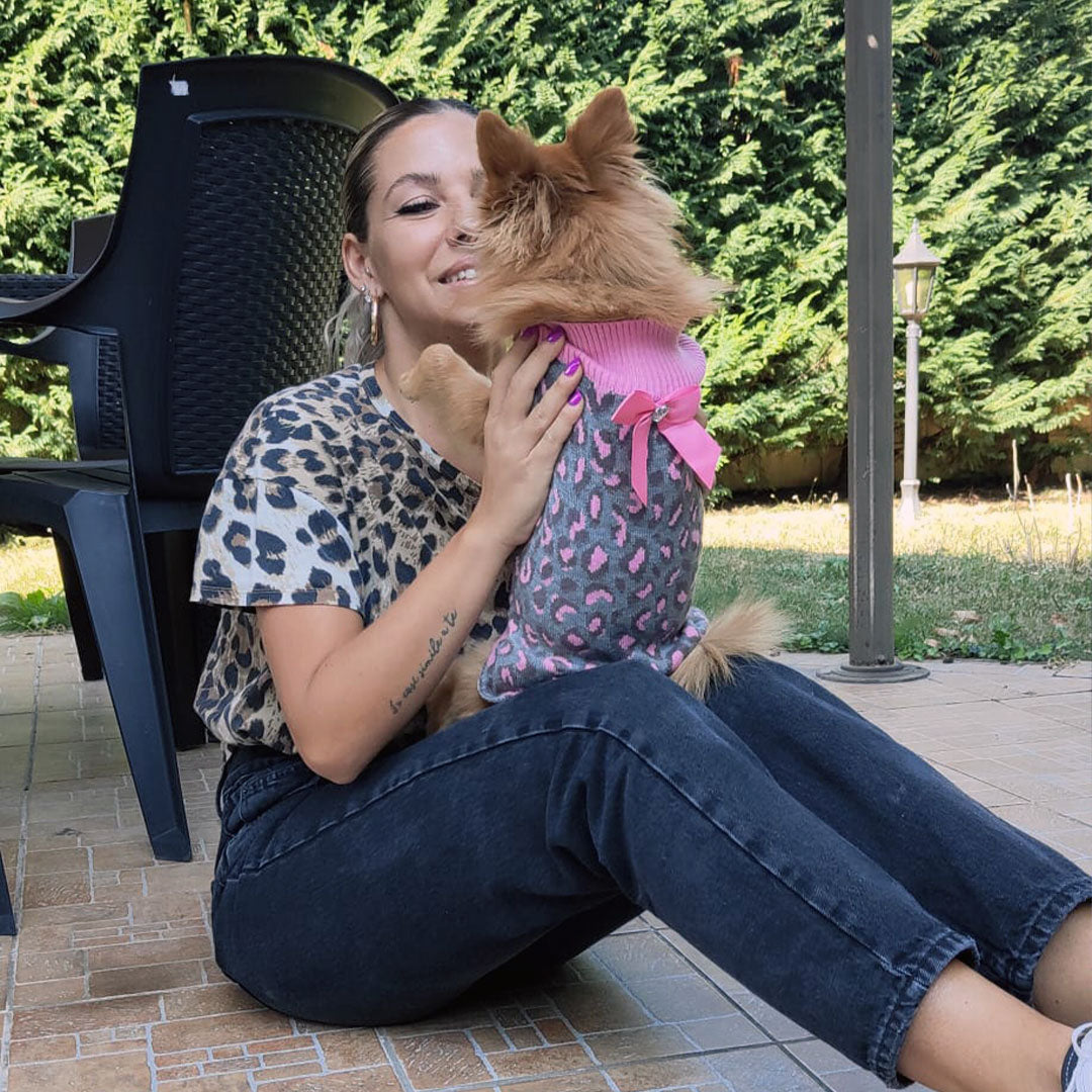 Maglione maculato per cani - mod.Màcan