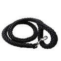 Guinzaglio nero elegante in corda - 150cm