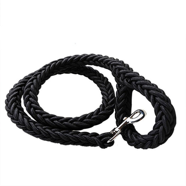Elegante schwarze Seilleine – 150 cm