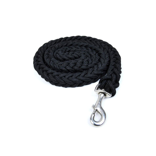 Elegant black rope leash - 150cm