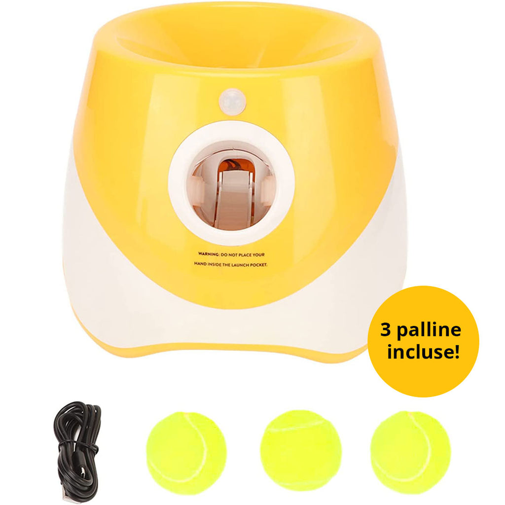 Automatischer Ballwerfer – 3 Bälle inklusive!