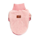Maglione morbido rosa - collo alto -  mod.Jolie