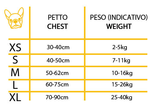 Pettorina rosa - mod.Petit - per cani da 2 a 40kg