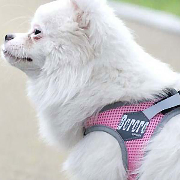 Pink breathable harness - mod. Daisy