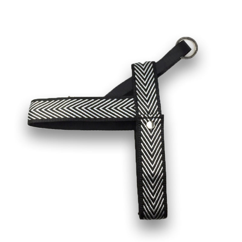 Pettorina bianca e nera - mod. Tiana