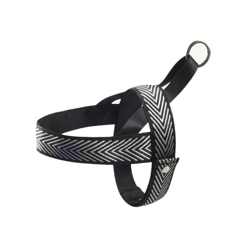 Pettorina bianca e nera - mod. Tiana