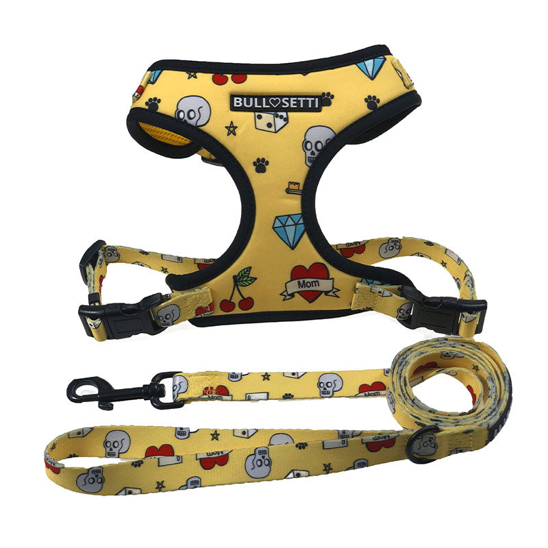 Adjustable bib with tattoo - Bullosetti