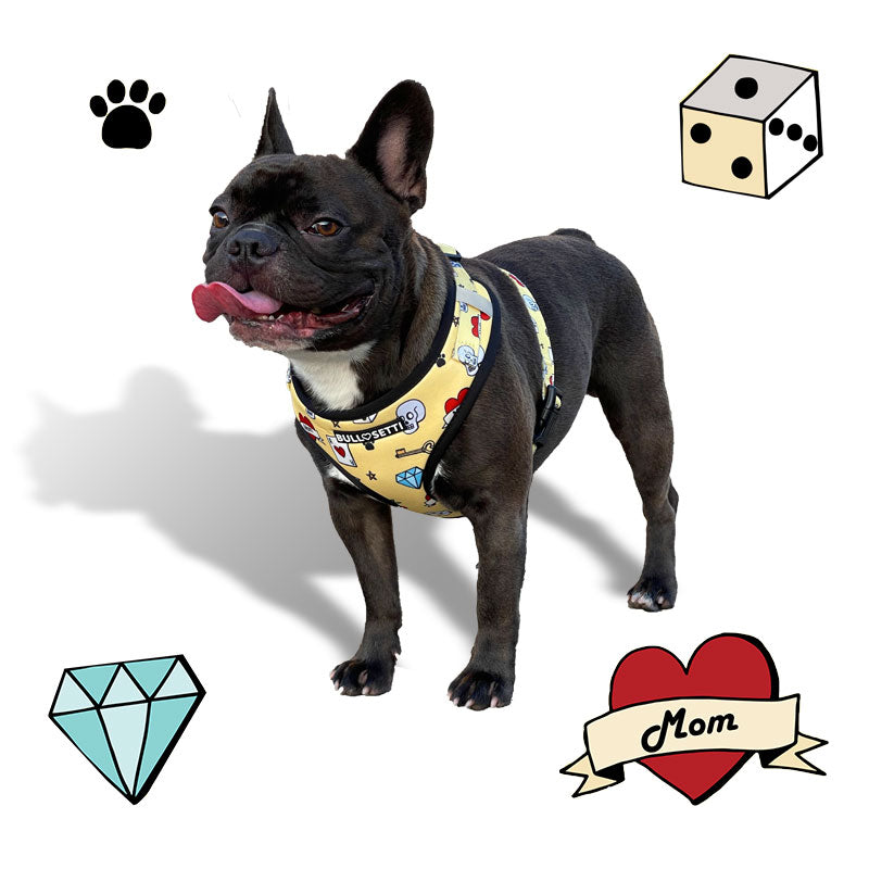 Adjustable bib with tattoo - Bullosetti