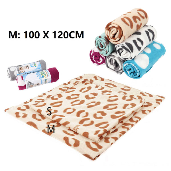 Soft dog blanket - assorted colours