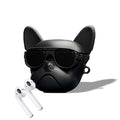 Porta airpod a forma di bulldog
