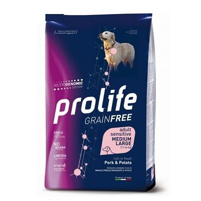 Prolife Sensitive Adult Medium Schweinefleisch und Reis – 2,5 kg
