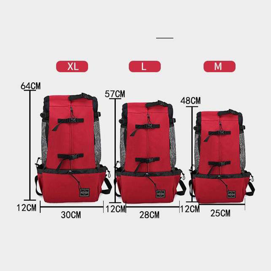 Abenteuerrucksack – für kleine bis mittelgroße Hunde – Von Tierärzten für Reisen zugelassen